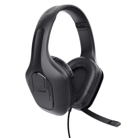 Trust Gaming Auricular GXT 417 Zirox Negro con Micrófono Jack 3.5mm Trust Gaming Auricular GXT 417 Zirox Negro con Micrófono Jack 3.5mm